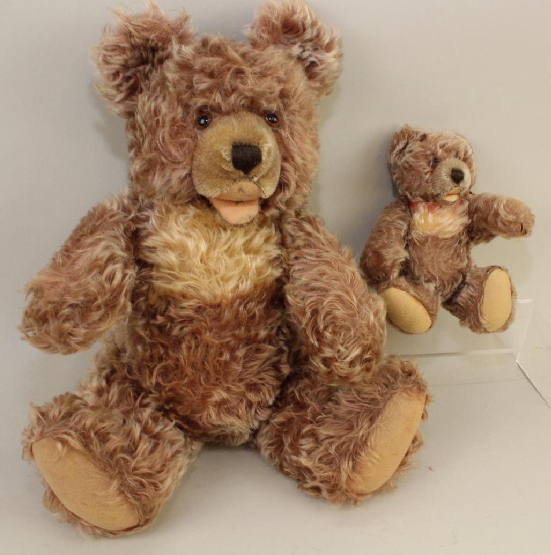 PAIR OF VINTAGE UNMARKED VARIGATED MOHAIR STEIFF (1 of 2)