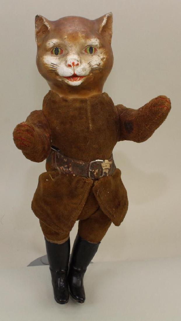 14" 1930's-40's PUSS IN-BOOTS(?) CAT. (1 of 3)