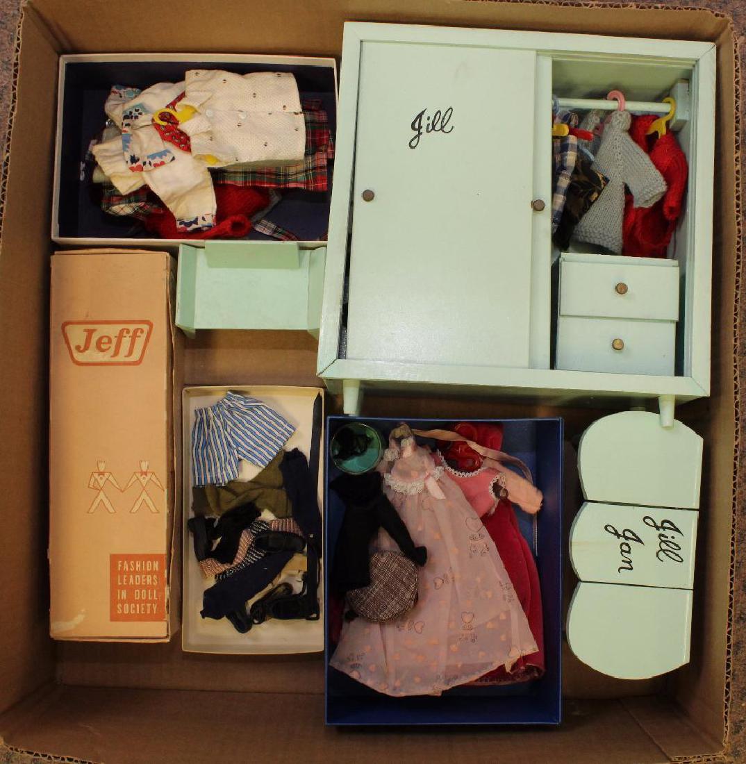 LOT OF VOGUE DOLL ITEMS: JEFF DOLL, CLOTHES, OB; (1 of 7)