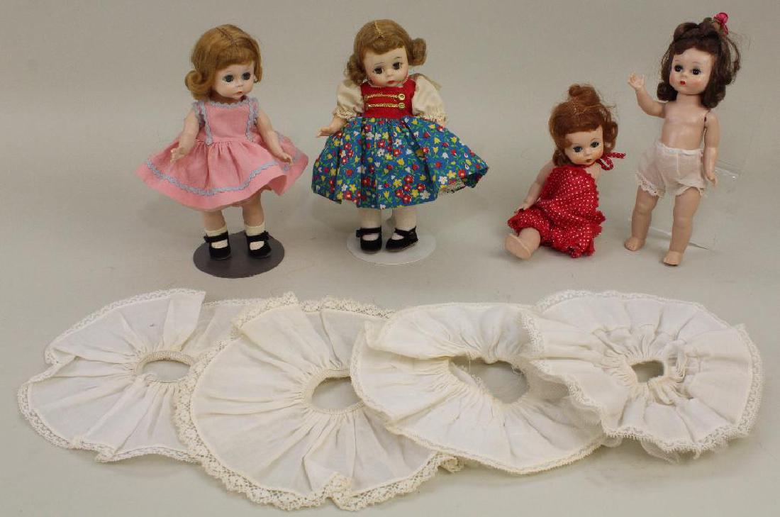 LOT OF (4) 8" VINTAGE MADAME ALEXANDER DOLLS. (1 of 5)