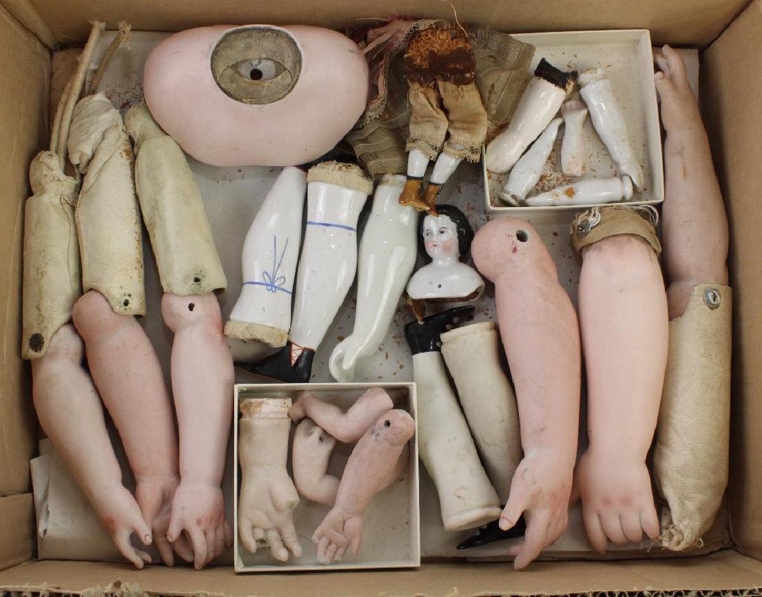 BODY PARTS & SUPPLIES: ANTIQUE BISQUE & CHINA PARTS. (1 of 1)