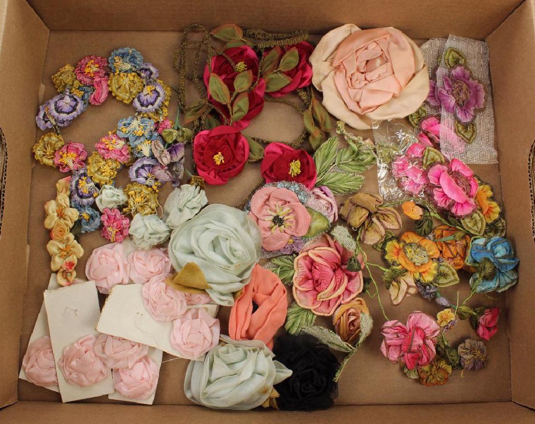 BODY PARTS & SUPPLIES: LOT OF ANTIQUE RIBBON AND OTHER (1 of 1)