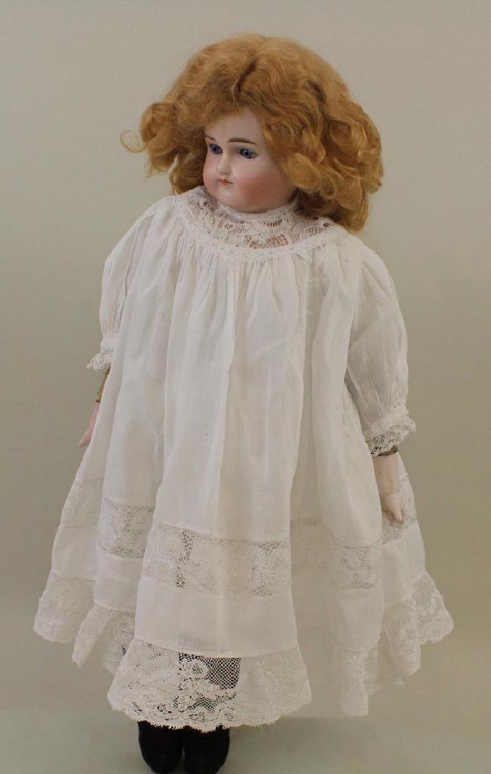 23"  639 # 10 (ABG) ANTIQUE TURNED BISQUE SHOULDER HEAD (1 of 4)