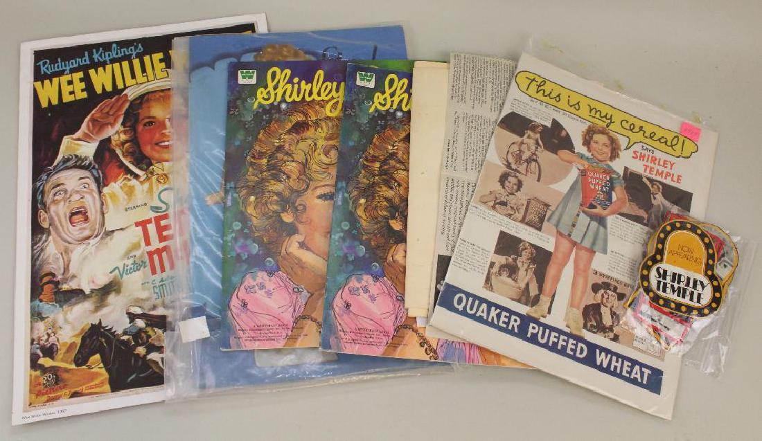 LOT OF "SHIRLEY TEMPLE" EPHEMERA. (1 of 3)