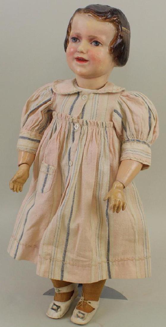21" 1916 -1920 COMPOSITION HEAD "RALEIGH" CHILD DOLL. (1 of 5)