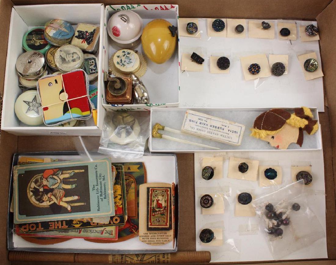 BODY PARTS & SUPPLIES: LOT OF ANTIQUE & VINTAGE SEWING (1 of 3)
