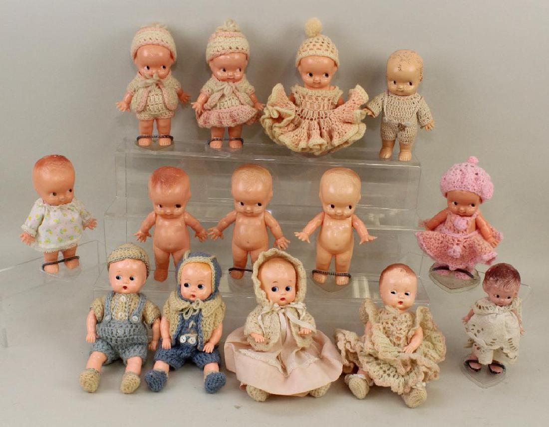 LOT OF (14) HARD PLASTIC DOLLS: IRWIN, IDEAL, (1 of 1)
