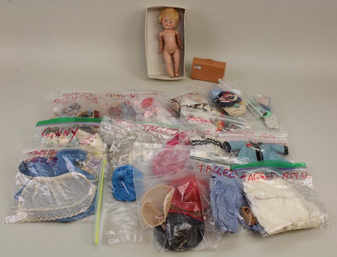 LOT: VOGUE GINNY DOLL, SHOES, TAGGED CLOTHING; (1 of 7)