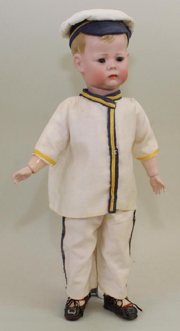 16" K*R  S & H 115 ANTIQUE SOLID DOME BISQUE HEAD MALE (1 of 4)