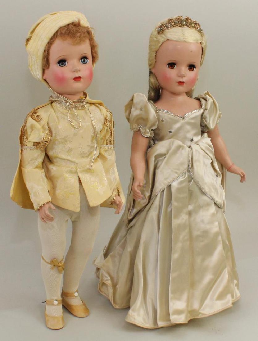 PAIR OF  TAGGED 18" MADAME ALEXANDER DOLLS: "PRINCE (1 of 9)