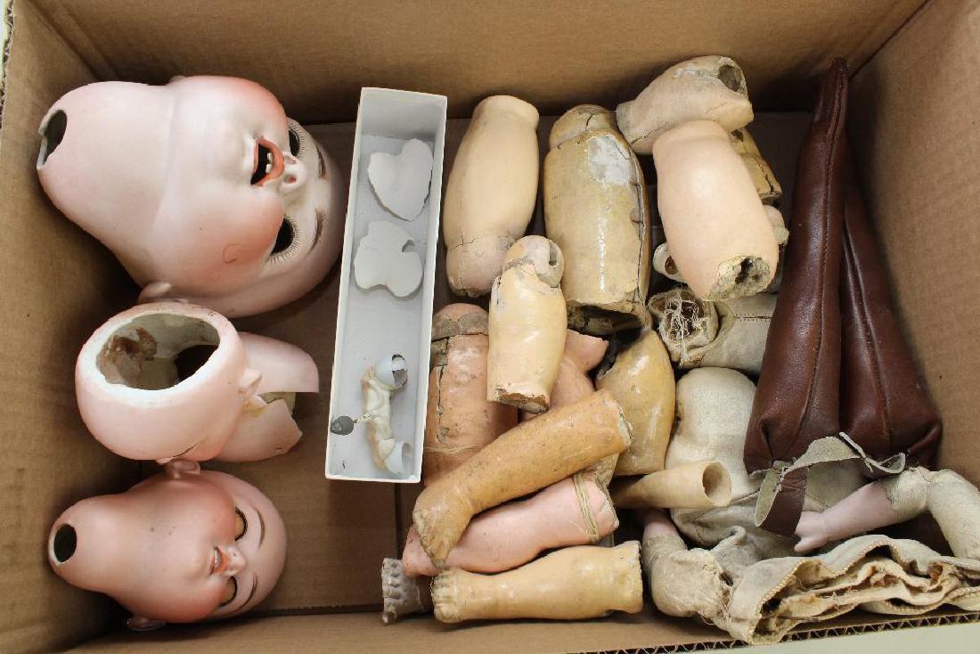DOLL PARTS & SUPPLIES: GERMAN BISQUE HEADS, PAPIER (1 of 4)