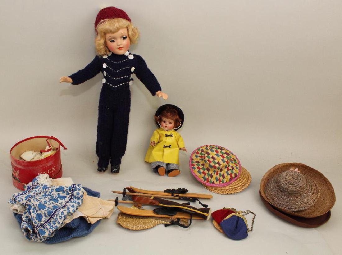 LOT OF DOLLS: 14" COMPOSITION MARY HOYER, MISC. (1 of 10)