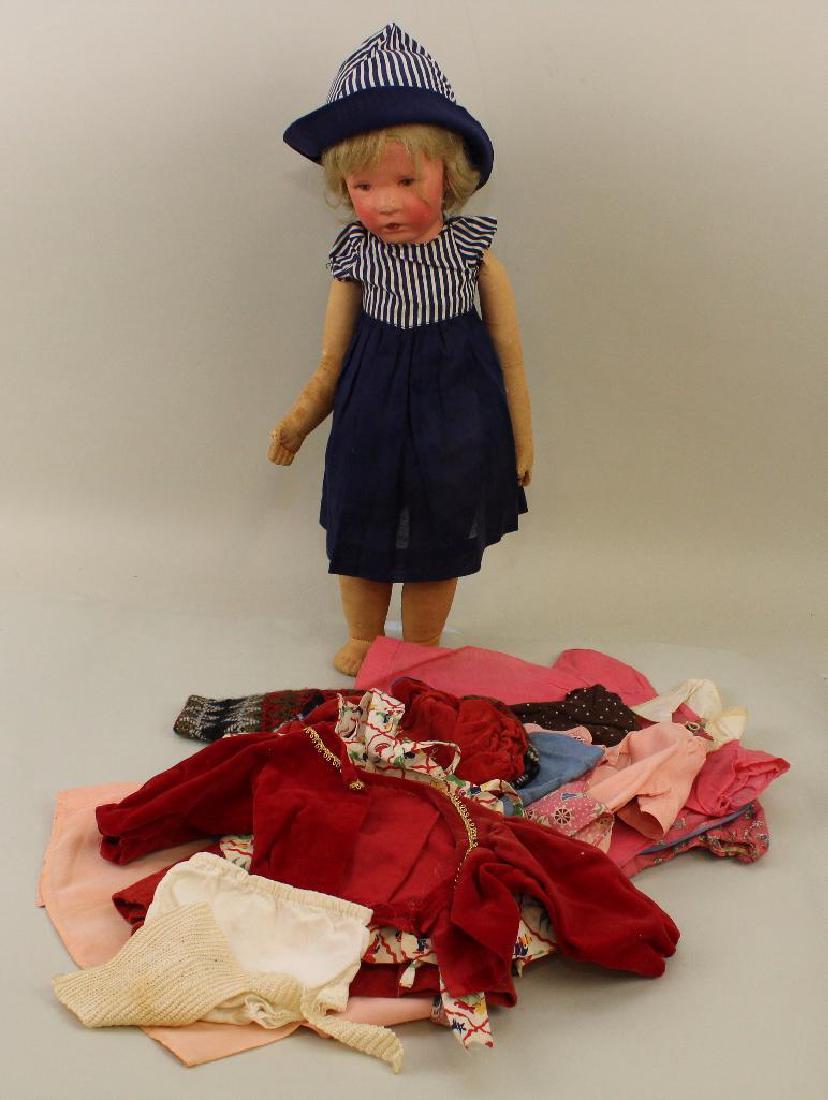 18 1/2" 1929-on KATHE KRUSE DOLL  WITH ASSEMBLED (1 of 8)