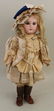 20" DEPOSE JUMEAU 9 ANTIQUE BISQUE HEAD DOLL.