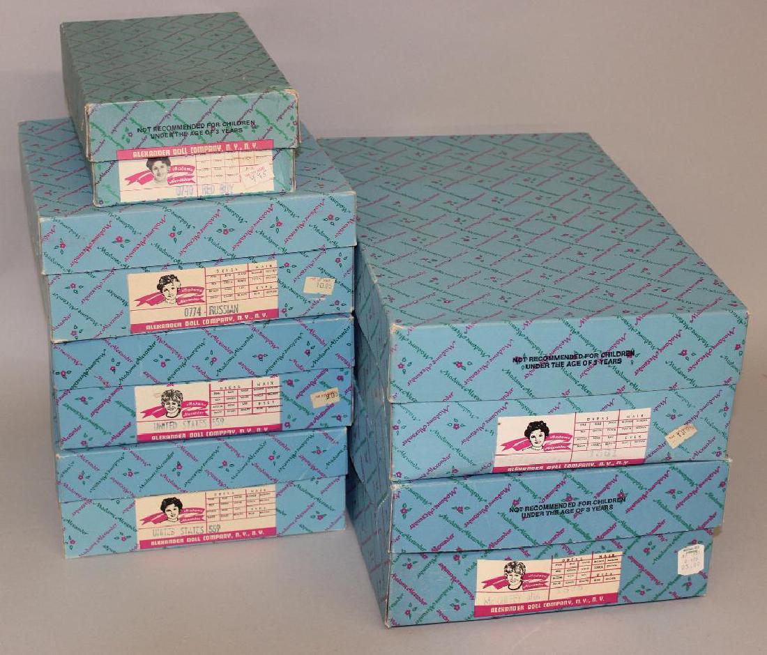 LOT OF (6) MADAME ALEXANDER DOLLS IN ORIGINAL BOXES. (1 of 4)