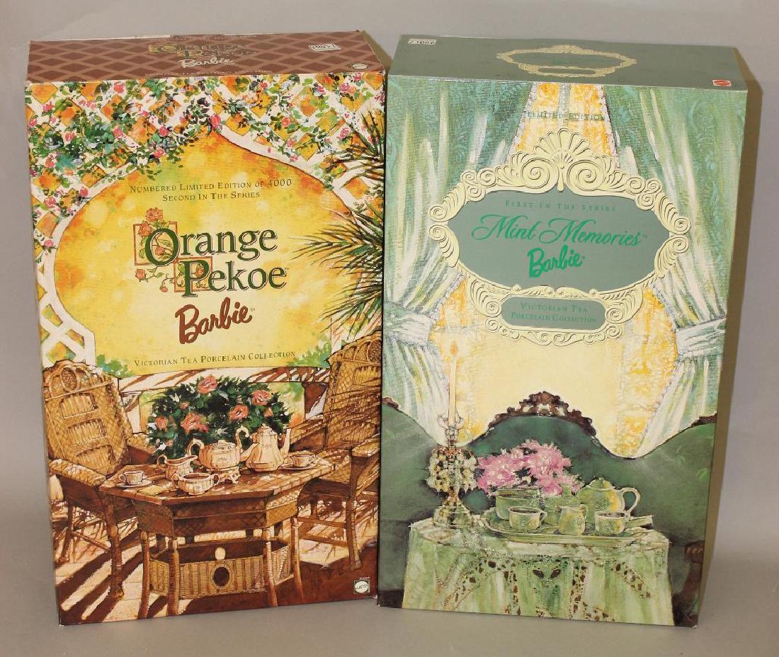 PAIR OF MIB NRFB BARBIE DOLLS: VICTORIAN TEA PORCELAIN (1 of 2)