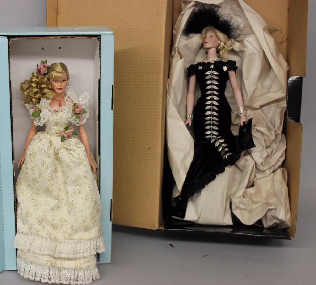 PAIR OF FASHION DOLLS: PORCELAIN "EDITH HEAD" AND VINYL (1 of 3)