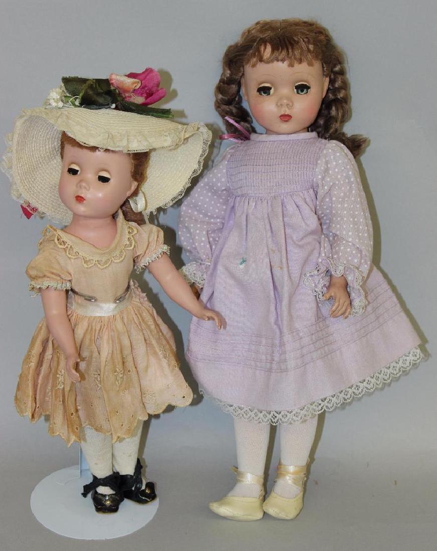 PAIR OF MADAME ALEXANDER HARD PLASTIC DOLLS: "POLLY PIG (1 of 1)