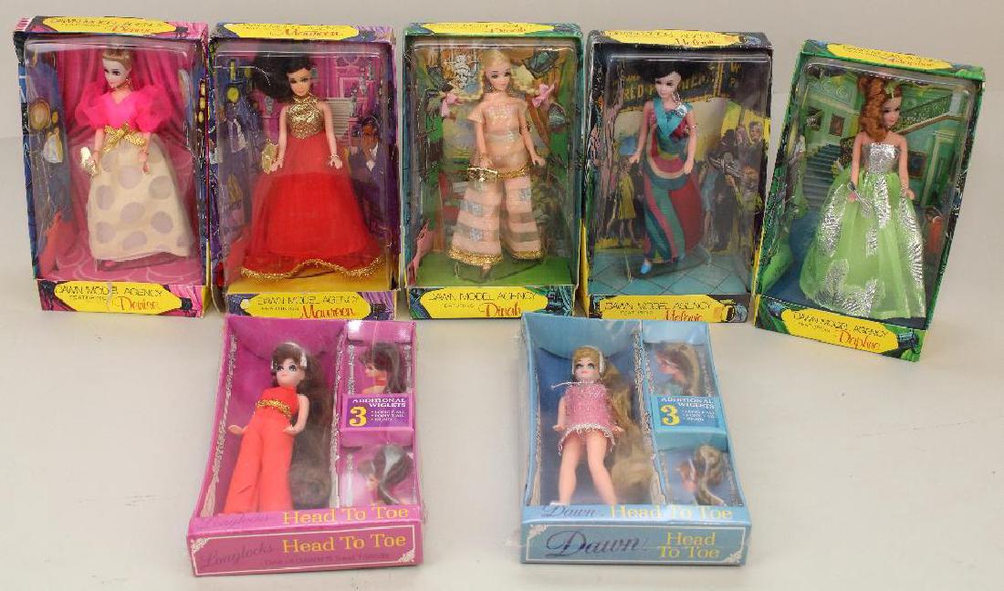 LOT OF (5) "DAWN" MODEL AGENCY" DOLLS; (2) "HEAD-TO-TOE (1 of 3)
