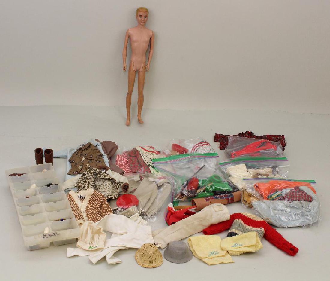 LOT OF BARBIE FAMILY: KEN DOLL, TAGGED CLOTHING, ACCESS (1 of 6)