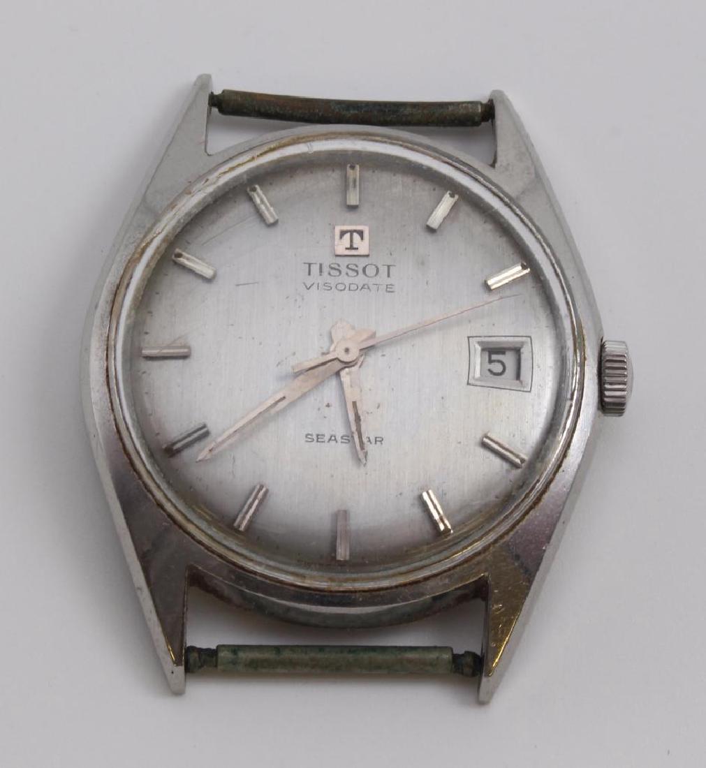 TISSOT VISODATE SEASTAR WRIST WATCH: 42.4MM LUG END TO LUG END. 