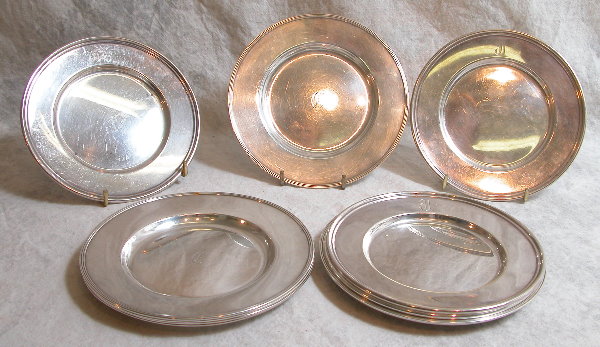 Grouping of Sterling Silver Bread Plates – Gorham