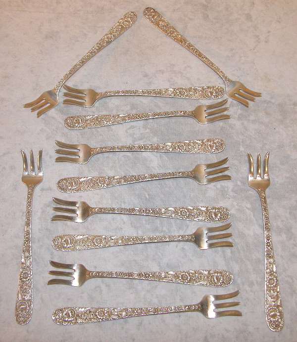 Sterling Silver Cocktail Forks – Kirk.
