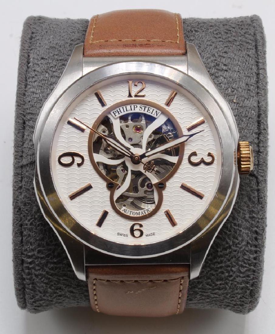 PHILIP STEIN PRESTIGE AUTOMATIC WRIST WATCH WITH (1 of 7)