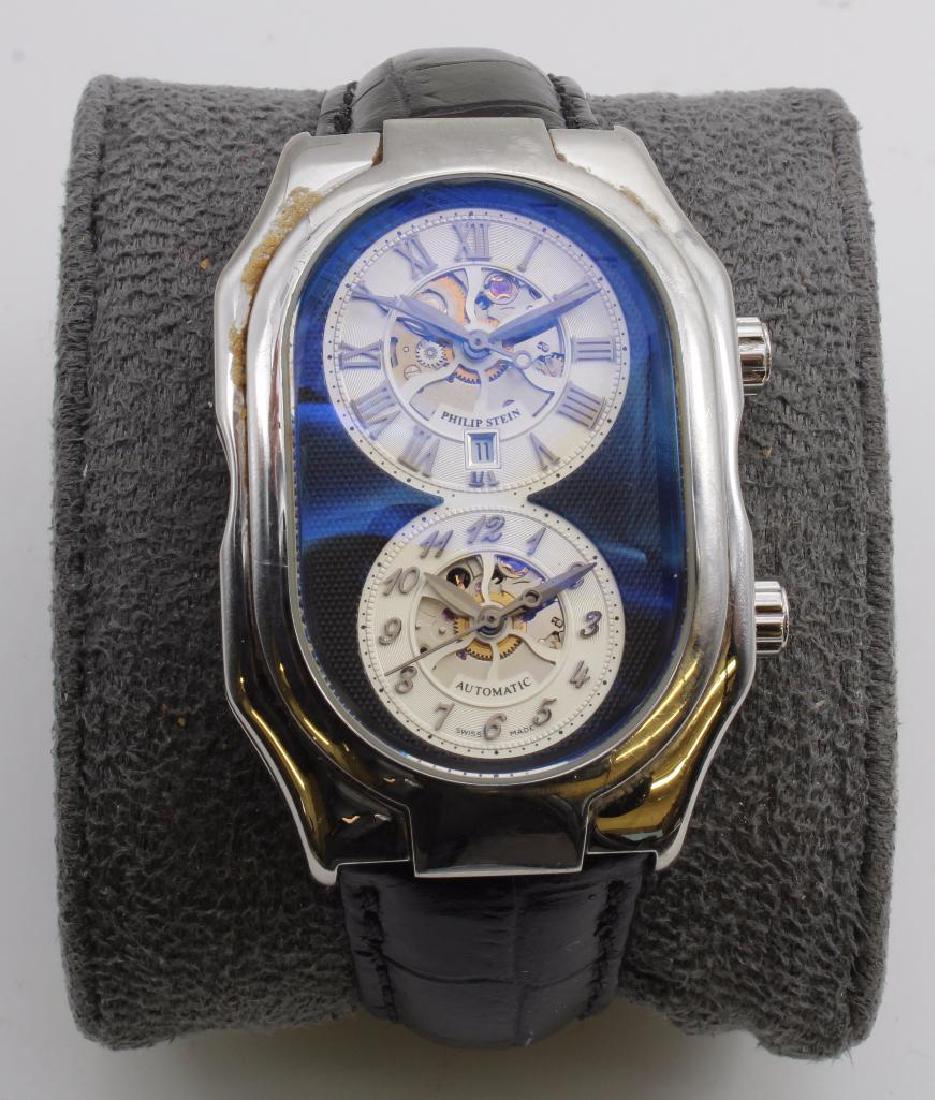 PHILIP STEIN PRESTIGE AUTOMATIC WRIST WATCH WITH (1 of 9)