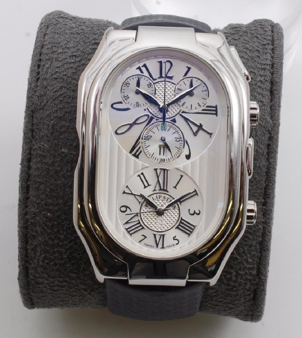 PHILIP STEIN PRESTIGE WRIST WATCH CHRONOGRAPH WITH (1 of 9)