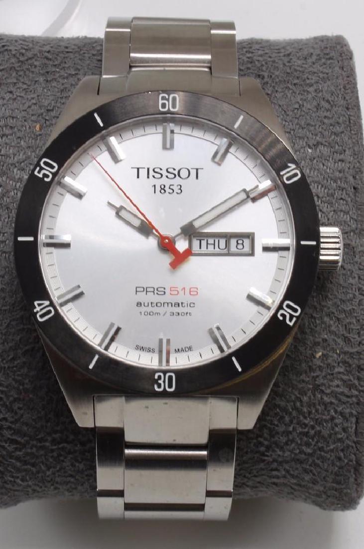 TISSOT 1853 AUTOMATIC WRIST WATCH. DAY DATE WINDOWS (1 of 8)