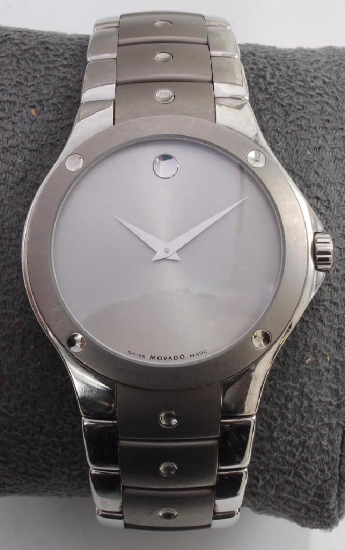 MOVADO SE WRIST WATCH. STAINLESS STEEL (1 of 6)