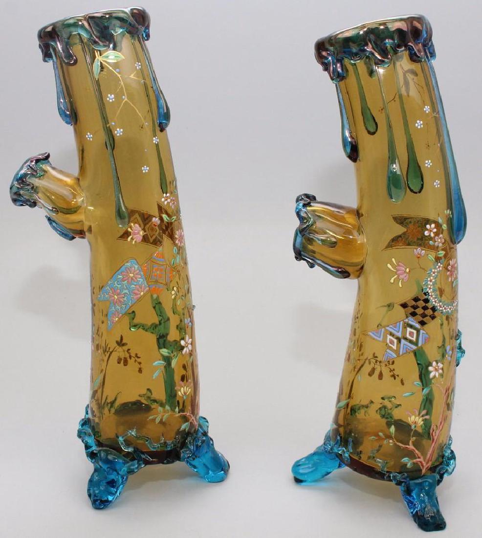 Moser Art Glass Vase Grouping (1 of 9)