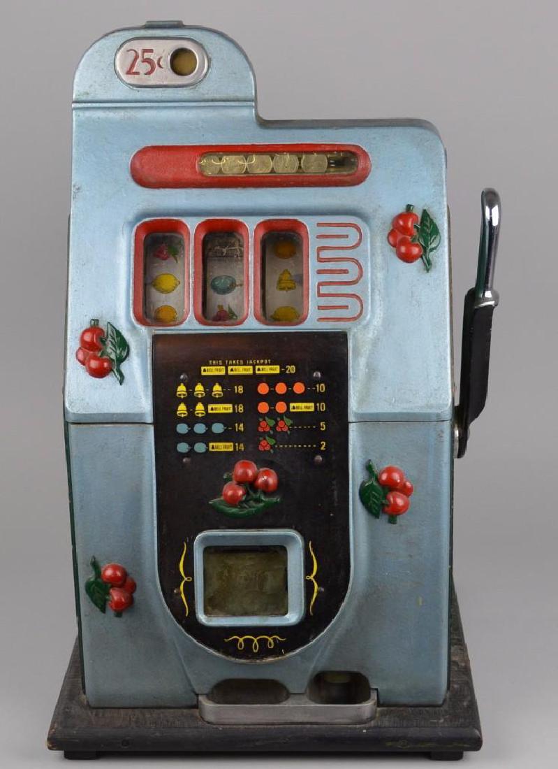 MIlls 25 Cent "Black Cherry" Slot Machine (1 of 7)