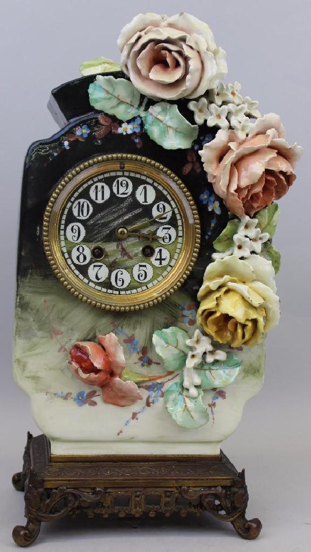 Hand Painted Porcelain Clock (1 of 6)