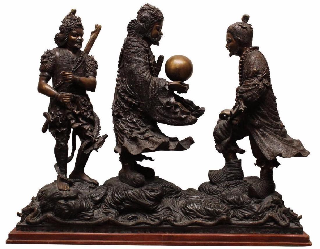 Large Chinese Bronze Sculpture (1 of 10)