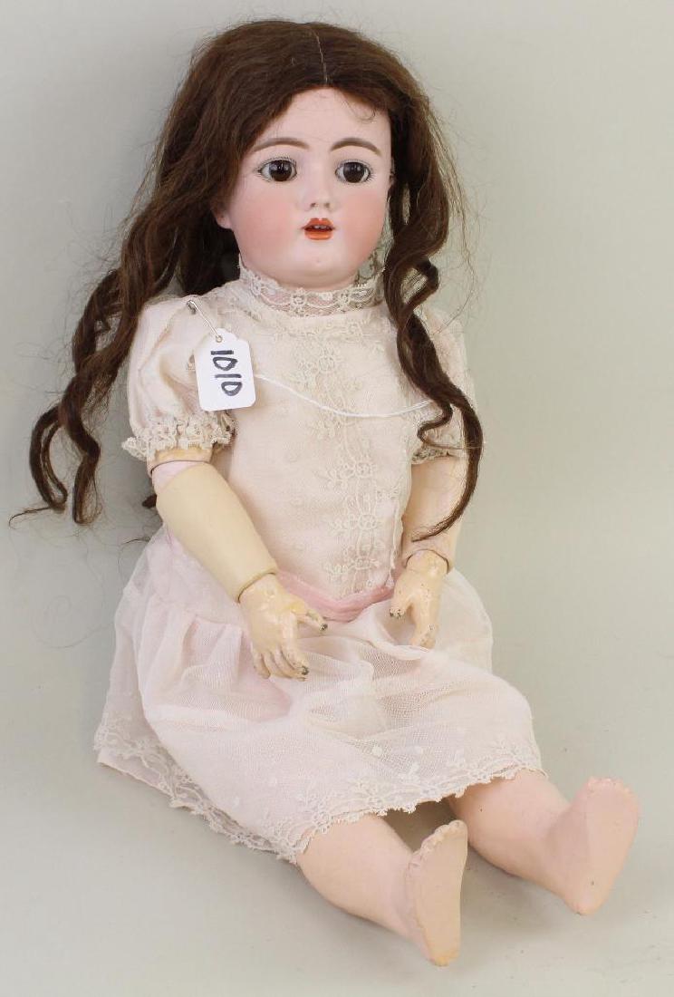 ANTIQUE BISQUE HEAD DOLL - 22" 69 - 12X GERMANY (1 of 3)
