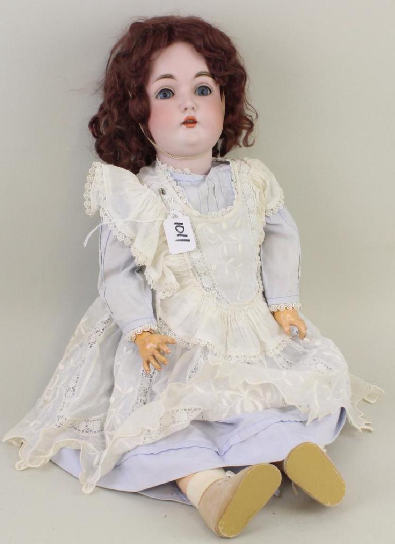 ANTIQUE BISQUE HEAD DOLL - 25 1/2" k 1/2 MADE IN (1 of 2)