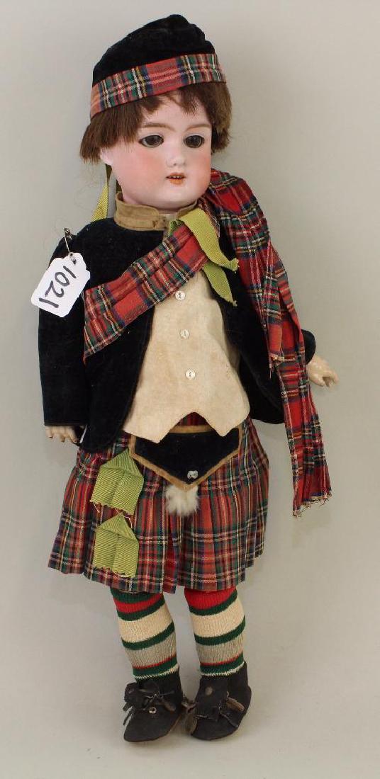 ANTIQUE BISQUE HEAD DOLL - 17 1/2" MADE IN GERMANY (1 of 2)