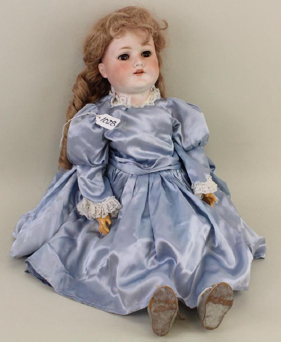 ANTIQUE BISQUE HEAD DOLL - 26" C.M. BERGMANN (1 of 3)
