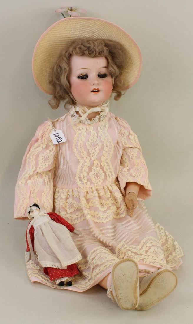 ANTIQUE BISQUE HEAD DOLL - 27" HEUBACH 250-7 (1 of 3)