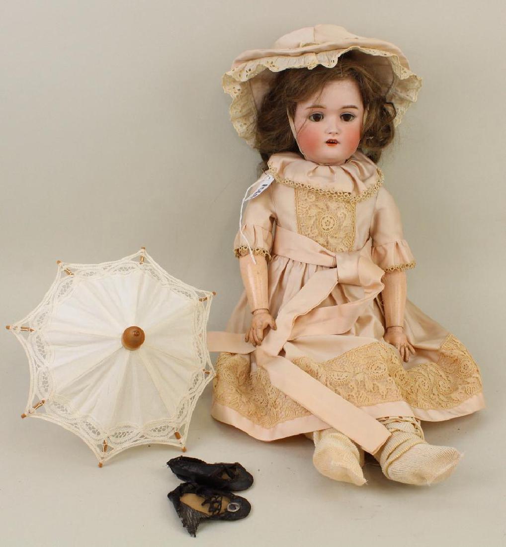 ANTIQUE BISQUE HEAD DOLL - 23" E 1/2 MADE IN GERMANY 9 (1 of 3)
