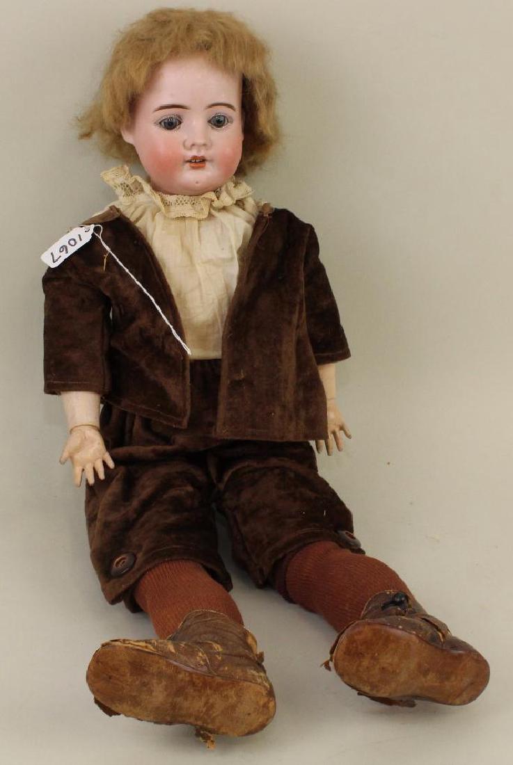 ANTIQUE BISQUE HEAD DOLL - 23" 21 GERMANY R.5.A. (1 of 4)