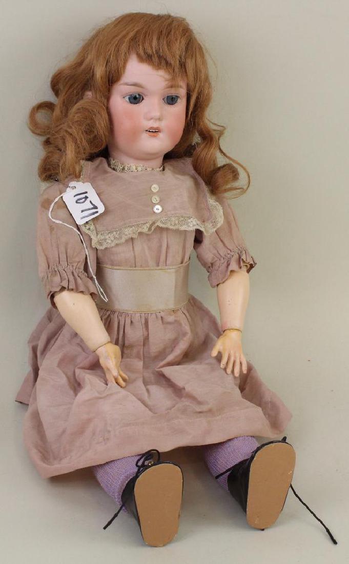 ANTIQUE BISQUE HEAD DOLL - 23" MADE IN GERMANY C.M. (1 of 2)