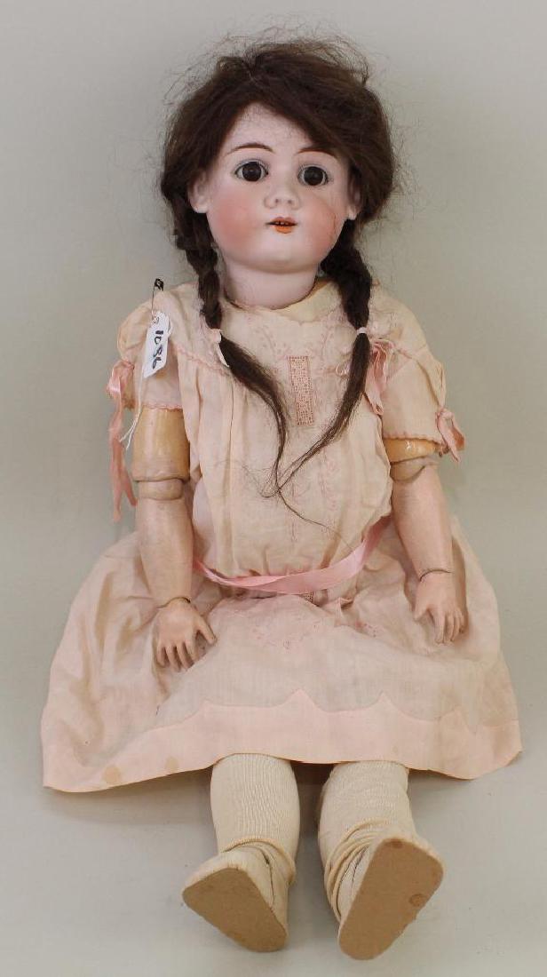 ANTIQUE BISQUE HEAD DOLL - 26" 30 5  MAX HANDWERCK (1 of 2)