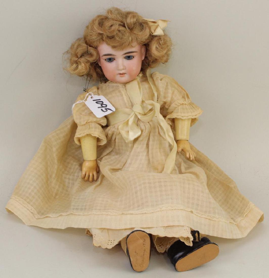 ANTIQUE BISQUE HEAD DOLL - 15 1/2" MADE IN GERMANY (1 of 3)