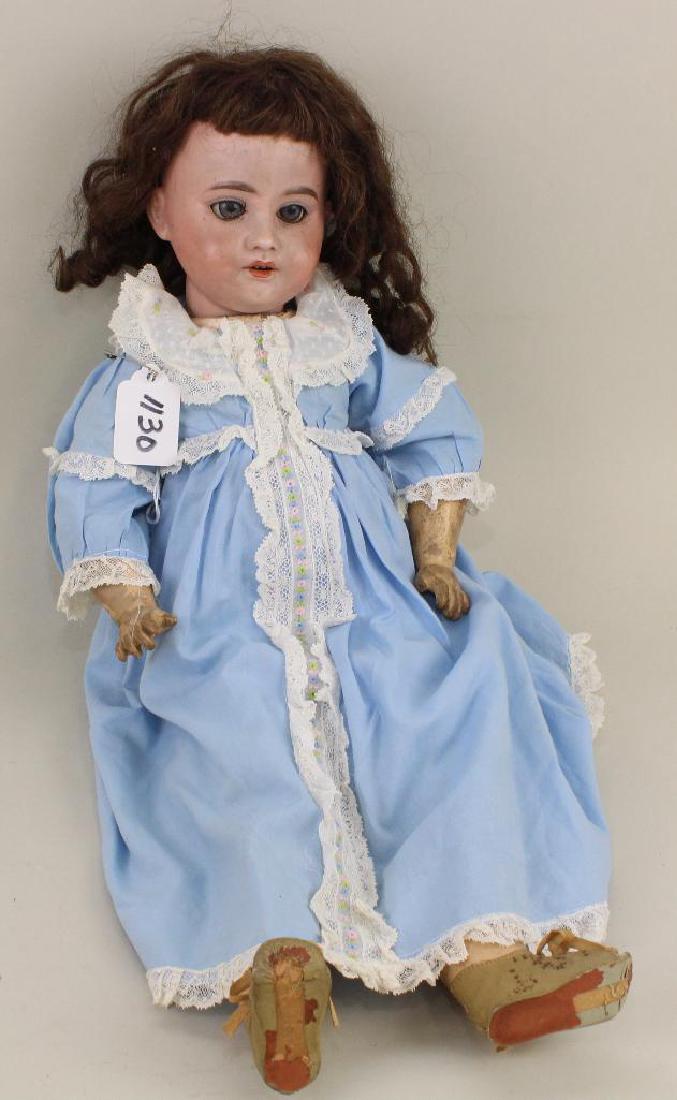 ANTIQUE BISQUE HEAD DOLL - 20" 1894 AM 5. DEP MADE IN (1 of 3)