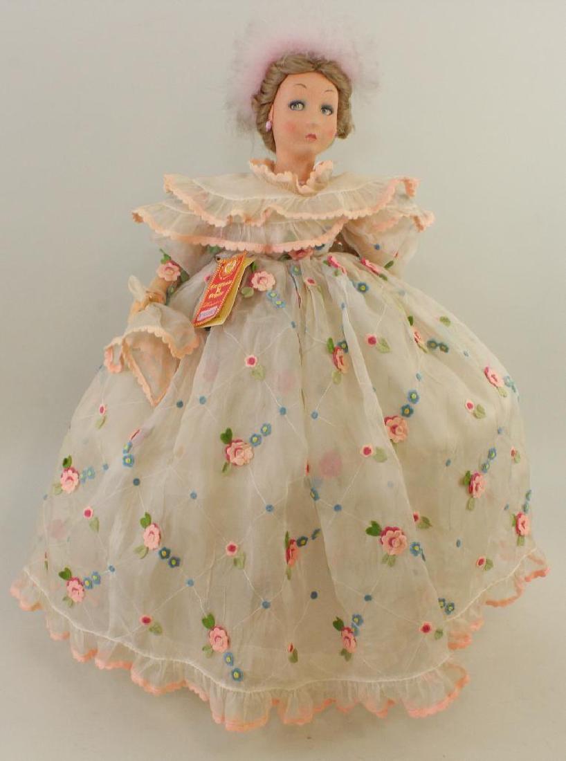 24" 1990's TAGGED ALL ORIGINAL LENCI BOUDOIR DOLL. (1 of 5)