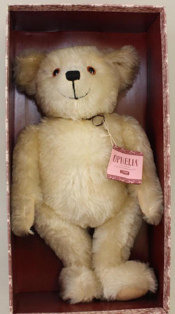 16" TAGGED MINT STEIFF MOHAIR "OPHELIA" BEAR, ORIGINAL (1 of 1)