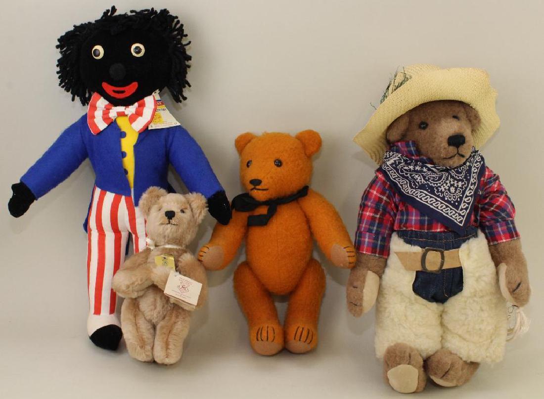 LOT: (3) ARTIST BEARS, DEAN'S GOLLIWOG. (1 of 4)